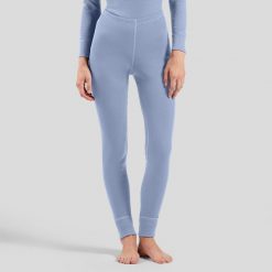 Spodnie Odlo BL BOTTOM long ACTIVE WARM. Szare bielizna sportowa damska ODLO, bez wzorów. Za 249.99 zł.