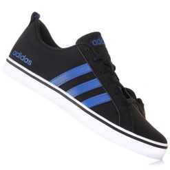 Buty męskie trampki sportowe Adidas VS PACE. Czarne trampki męskie Adidas, bez wzorów, sportowe, bez zapięcia. W wyprzedaży za 179.00 zł.