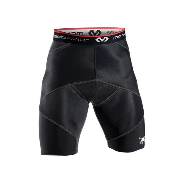 Dorosły Piłka Nożna Bielizna Ochronna McDavid Cross Compressieshort, Czarny. Czarna bielizna sportowa damska MCDAVID, m, bez wzorów. Za 287.50 zł.