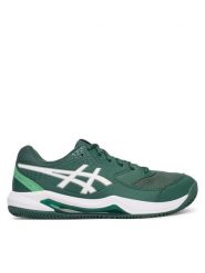 Asics Buty do tenisa Gel-Dedicate 8 Clay 1041A448 Zielony. Zielone buty sportowe męskie Asics, bez wzorów, ze skóry, bez zapięcia, tenisowe. Za 329.99 zł.