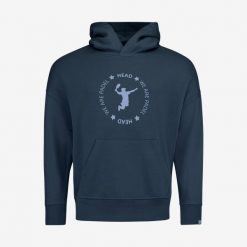Bluza z kapturem unisex Padel. Niebieskie bluzy damskie Head, xl, bez wzorów, z kapturem. W wyprzedaży za 315.00 zł.