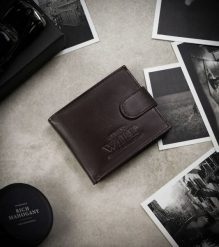 Portfel skórzany Always Wild [DH] N0035L-P-SCR brązowy. Brązowe portfele męskie Always Wild, bez wzorów, ze skóry. Za 37.99 zł.