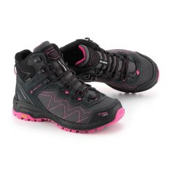 Buty wysokie trekkingowe damskie Alpine Pro Cerne 2 Vibram. Czerwone obuwie trekkingowe damskie Alpine Pro, ze skóry, bez zapięcia. W wyprzedaży za 599.00 zł.