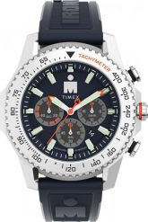 Zegarek Timex Zegarek męski TW2W55500 niebieski. Niebieskie zegarki męskie Timex, bez wzorów. Za 1,071.00 zł.