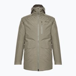 Kurtka przeciwdeszczowa męska Marmot Oslo GORE-TEX. Brązowe kurtki męskie Marmot, m, bez wzorów, z gore-texu, sportowe, bez kaptura. Za 1,499.00 zł.