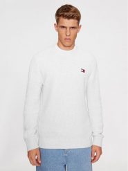 Tommy Jeans Sweter Tonal Xs Badge DM0DM17776 Szary Regular Fit. Szare swetry męskie Tommy Jeans, l, bez wzorów, z bawełny, bez kołnierzyka, bez ramiączek. Za 669.99 zł.