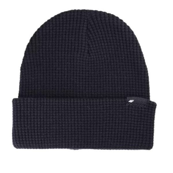 Czapka Męska 4F. Czarne czapki męskie 4F, bez wzorów. Za 66.99 zł.