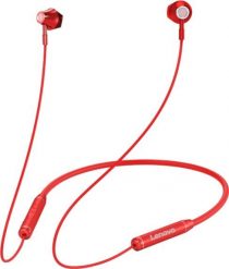 Słuchawki Lenovo Moving-Coil HE06 Czerwone. Czerwone słuchawki bezprzewodowe Lenovo. Za 50.04 zł.