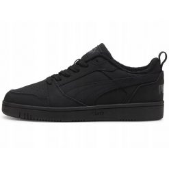 Buty na co dzień Puma Rebound Sportowe męskie. Czarne buty sportowe męskie Puma, bez wzorów, z materiału, bez zapięcia, do koszykówki. Za 279.00 zł.