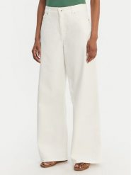 Weekend Max Mara Jeansy Medina 2615131051 Biały Wide Leg. Białe jeansy damskie Weekend Max Mara, bez wzorów, z bawełny. Za 889.99 zł.