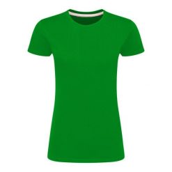 Idealna Koszulka Damska. Zielone bluzki damskie SG, xs, bez wzorów, sportowe, bez kołnierzyka, bez ramiączek. Za 34.99 zł.