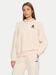 Guess Bluza V5RQ01 KCLD1 Écru Regular Fit. Bluzy damskie Guess, l, z aplikacjami, z syntetyku, bez ramiączek, bez kaptura. Za 199.99 zł.