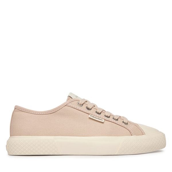 Trampki Calvin Klein. Czerwone trampki i tenisówki damskie Calvin Klein, bez wzorów, bez zapięcia. Za 189.99 zł.
