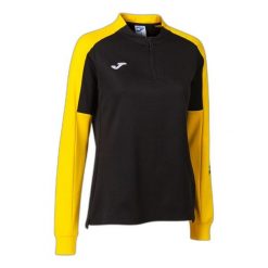 Bluza do piłki nożnej damska Joma Eco Championship. Czarne bluzy damskie Joma, s, bez wzorów, z materiału, bez ramiączek, bez kaptura. Za 158.35 zł.
