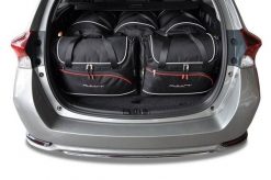 Torby Do Bagażnika Toyota Auris Touring Sports 2013-2018 5Szt Kjust. Czarne torby podróżne damskie KJUST, bez wzorów, z kauczuku. Za 1,520.00 zł.