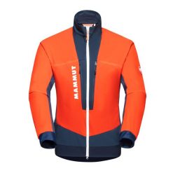 Kurtka hybrydowa męska Mammut Aenergy IN Hybrid. Czerwone kurtki męskie Mammut, m, bez wzorów, sportowe, bez kaptura. Za 449.99 zł.