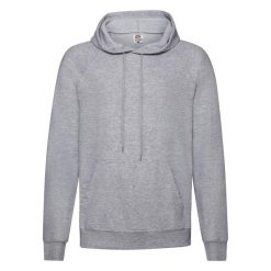 Lekka Męska Bluza Z Kapturem. Szare bluzy męskie fruit of the loom, m, bez wzorów, bez ramiączek, z kapturem. Za 73.99 zł.