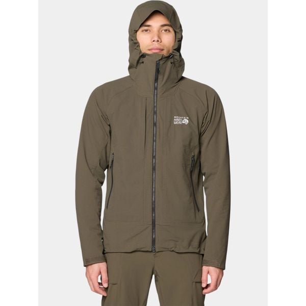 Kurtka Softshell Męska Mountain Hardwear Chockstone Alpine. Zielone kurtki męskie MOUNTAIN HARDWEAR, m, bez wzorów, z softshellu, bez kaptura, trekkingowe. W wyprzedaży za 1,104.15 zł.