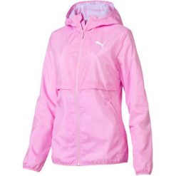 Puma kurtka damska Windbreaker (Solid) Pale Pink S. Różowe kurtki sportowe damskie Puma, na wiosnę, s, bez wzorów, z tkaniny, bez ramiączek, bez kaptura, do biegania. W wyprzedaży za 169.00 zł.