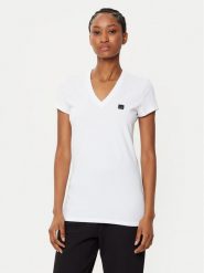 Armani Exchange T-Shirt XW000105 AF11929 U0002 Biały Slim Fit. Białe t-shirty damskie Armani Exchange, xs, bez wzorów, z bawełny, bez kołnierzyka, bez ramiączek. Za 159.99 zł.