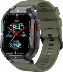 Smartwatch Gravity GT6-6 Zielony. Zielone zegarki smartwatch Gravity, bez wzorów. Za 191.79 zł.