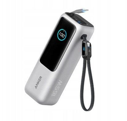 Anker Zolo Powerbank | A1695H11 | 25000 mAh | Built-In USB-C and Retractable Cable) | Pilkas. Powerbanki Anker. Za 319.99 zł.