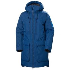 Parka damska Helly Hansen Maud. Niebieskie parki damskie Helly Hansen, na zimę, bez wzorów, bez kaptura. W wyprzedaży za 1,230.90 zł.