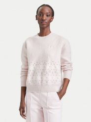 Guess Sweter V6BR16 Z2278 Różowy jasny Regular Fit. Czerwone swetry nierozpinane damskie Guess, m, z aplikacjami, z syntetyku, bez kołnierzyka, bez ramiączek. Za 434.99 zł.