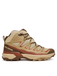 Salomon Trekkingi X Ultra 360 Edge Mid Gore-Tex L45472900 Beżowy. Brązowe trekkingi męskie Salomon, z gore-texu, bez zapięcia. Za 729.99 zł.