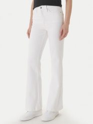 DKNY Jeansy DJ4M4005 Biały Flare Fit. Białe jeansy damskie DKNY, bez wzorów, z bawełny. Za 439.99 zł.
