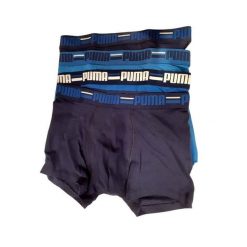 Bokserki Sportowe Męskie Puma Basic Brand Elastic 4-Pack. Niebieskie bielizna sportowa męska Puma, bez wzorów. Za 132.99 zł.