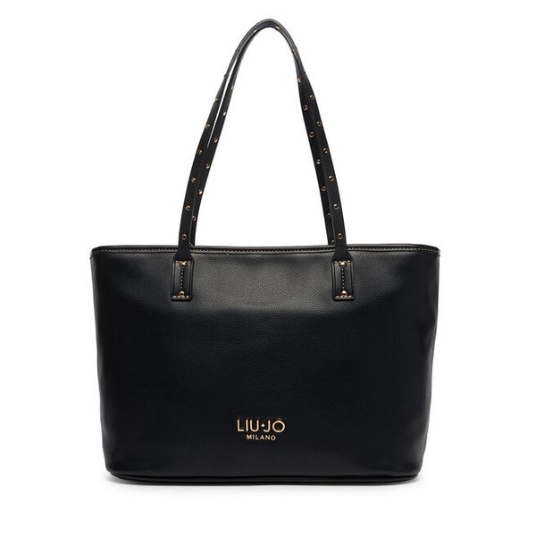 Torebka Liu Jo. Czarne shopperki damskie Liu Jo, bez wzorów, bez dodatków. Za 499.99 zł.