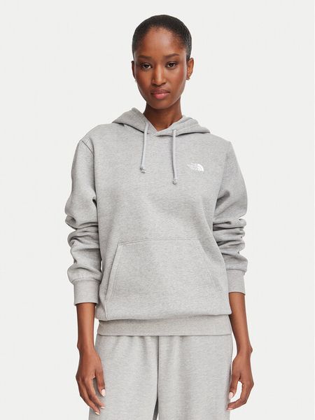 The North Face Bluza Evolution Simple Dome NF0A8CWN Szary Regular Fit. Szare bluzy damskie The North Face, l, bez wzorów, z bawełny, bez ramiączek, bez kaptura. Za 299.99 zł.