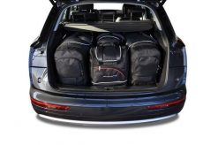 Torby Do Bagażnika Audi Q5 2017-2024 4Szt Kjust. Czarne torby podróżne damskie KJUST, bez wzorów, z kauczuku. Za 1,227.00 zł.