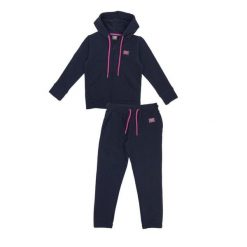 Bluza z bawełna z kaptur na co dzień na siłownię. Niebieskie bluzy damskie LEONE 1947 APPAREL, xs, bez wzorów, z bawełny, sportowe, bez ramiączek, bez kaptura. W wyprzedaży za 132.85 zł.