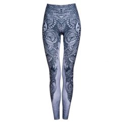 Legginsy sportowe damskie DEEP TRIP Totem. Szare legginsy damskie DEEP TRIP, s, bez wzorów, na jogę i pilates. Za 179.00 zł.