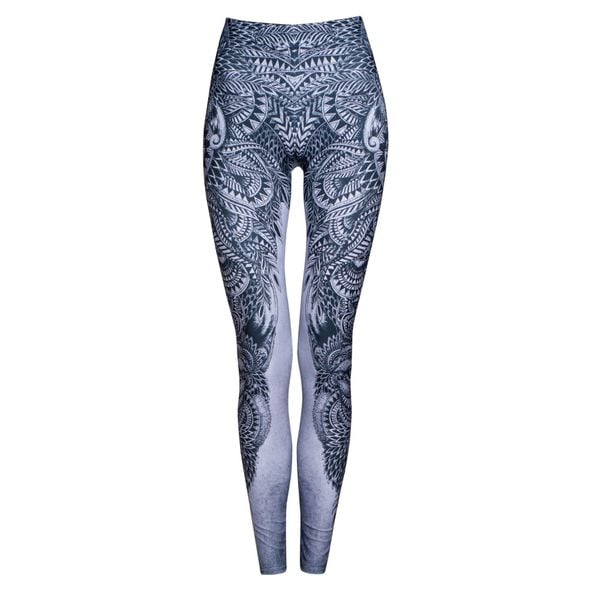 Legginsy sportowe damskie DEEP TRIP Totem. Szare legginsy damskie DEEP TRIP, bez wzorów. Za 179.00 zł.
