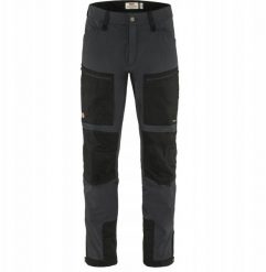Spodnie Fjallraven Keb Agile Trousers - black/black rozmiar: l. Czarne spodnie dresowe damskie NoName, bez wzorów, sportowe. Za 1,063.20 zł.