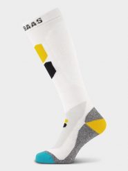 Skarpety narciarskie unisex Poederbaas Technical Bamboo Freeride 1 para. Białe skarpetki damskie POEDERBAAS, bez wzorów, z materiału. Za 156.02 zł.