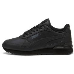 Adidasy Puma St Runner V4 L Jr, Dla obu płci. Czarne obuwie sportowe damskie Puma, bez wzorów, z materiału, bez zapięcia. Za 325.00 zł.