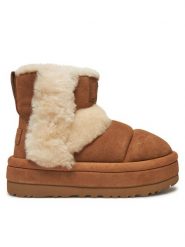 Ugg Śniegowce W Classic Chillapeak 1144046 Brązowy. Brązowe śniegowce damskie UGG, ze skóry, bez zapięcia. Za 1,169.00 zł.