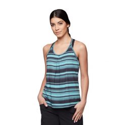 Koszulka trekkingowa damska Black Diamond Integrale Tank. Niebieskie bluzki damskie Black Diamond, s, bez wzorów, sportowe, bez kołnierzyka, bez ramiączek. Za 233.00 zł.