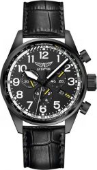 Zegarek Aviator Zegarek męski Aviator V.2.25.5.169.4 czarny. Czarne zegarki męskie AVIATOR, bez wzorów. Za 2,590.00 zł.