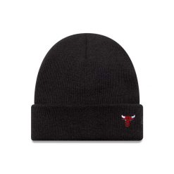 Czapka New Era Mini Logo Cuff Beanie Chibul Dorośli. Czarne czapki damskie New Era, bez wzorów, z materiału, sportowe. Za 198.99 zł.