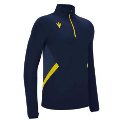 Bluza rozpinana 1/4 Macron Piave. Niebieskie bluzy damskie Macron, m, bez wzorów, z nylonu, bez ramiączek, bez kaptura. Za 226.00 zł.