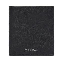 Portfel Calvin Klein. Czarne portfele męskie Calvin Klein, bez wzorów. Za 259.99 zł.
