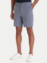 BOSS Szorty materiałowe H-Kane1 50555235 Niebieski Modern Fit. Niebieskie szorty męskie Boss, bez wzorów, z bawełny. Za 449.99 zł.