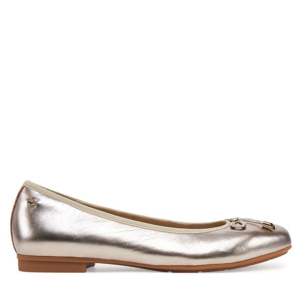 Baleriny Tamaris. Żółte balerinki damskie Tamaris, bez wzorów, bez obcasa, bez zapięcia. Za 219.99 zł.