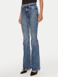 Pinko Jeansy Flora 100166 A22I Granatowy Flare Fit. Niebieskie jeansy damskie Pinko, bez wzorów, z bawełny. Za 679.99 zł.