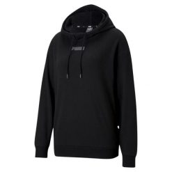 Bluza damska Puma Modern Basics. Czarne bluzy damskie Puma, l, bez wzorów, z bawełny, klasyczne, bez ramiączek, bez kaptura. Za 247.95 zł.